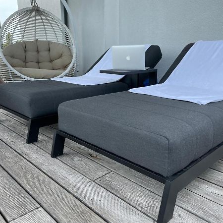 شقة Sea View Penthouse Terrace Palanga Old Town المظهر الخارجي الصورة