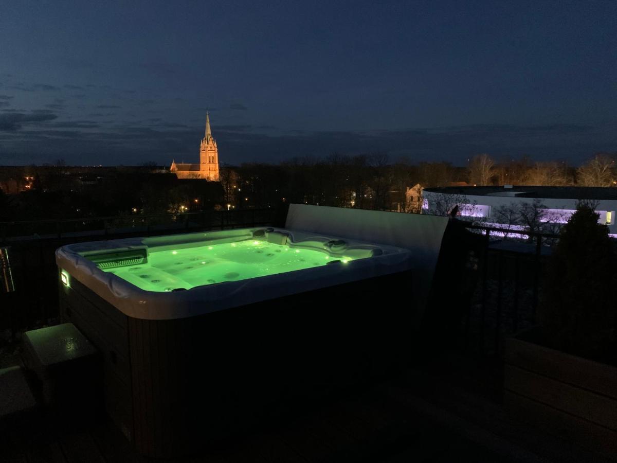 شقة Sea View Penthouse Terrace Palanga Old Town المظهر الخارجي الصورة