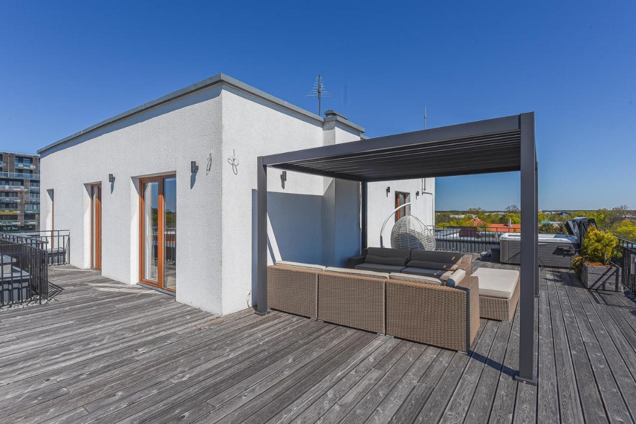 شقة Sea View Penthouse Terrace Palanga Old Town المظهر الخارجي الصورة