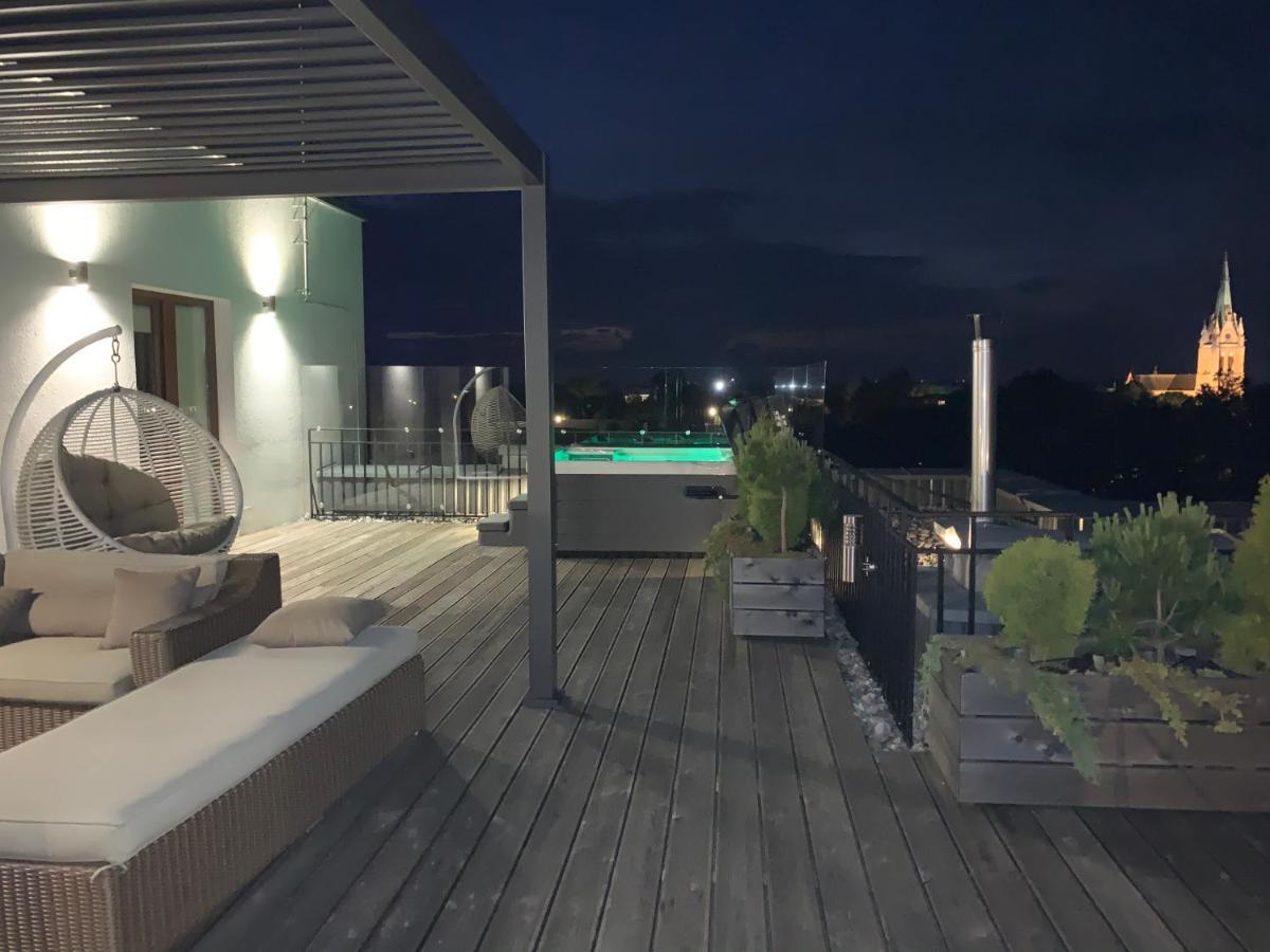 شقة Sea View Penthouse Terrace Palanga Old Town المظهر الخارجي الصورة