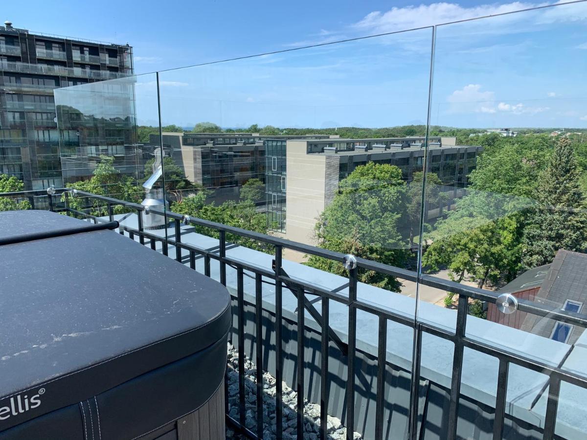 شقة Sea View Penthouse Terrace Palanga Old Town المظهر الخارجي الصورة