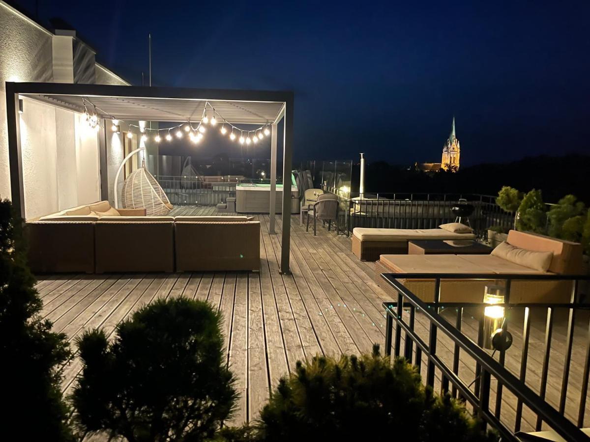 شقة Sea View Penthouse Terrace Palanga Old Town المظهر الخارجي الصورة