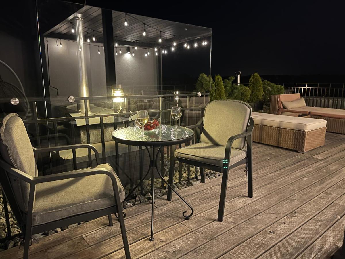 شقة Sea View Penthouse Terrace Palanga Old Town المظهر الخارجي الصورة