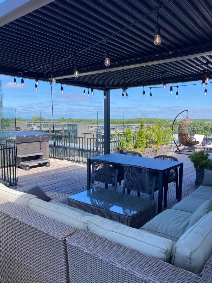 شقة Sea View Penthouse Terrace Palanga Old Town المظهر الخارجي الصورة