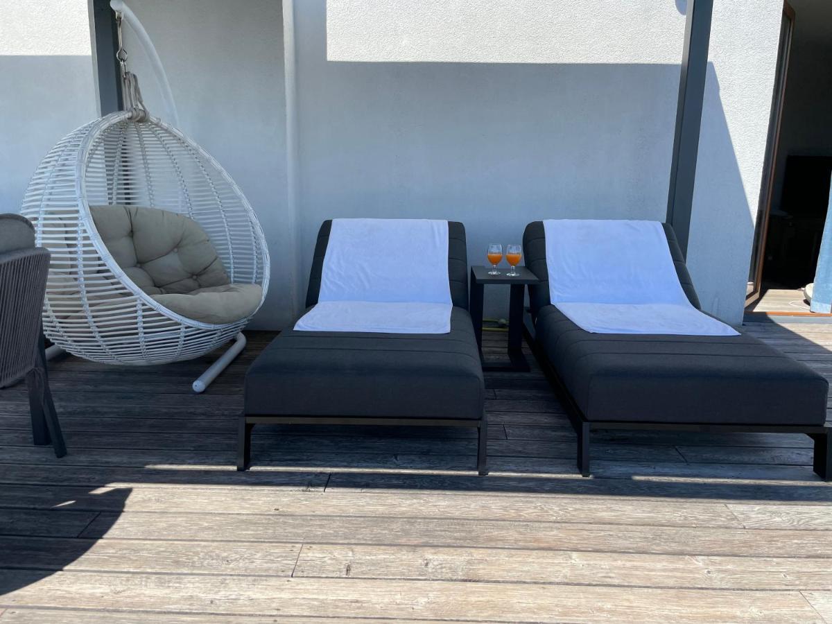 شقة Sea View Penthouse Terrace Palanga Old Town المظهر الخارجي الصورة