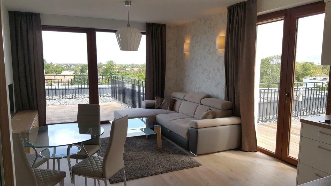 شقة Sea View Penthouse Terrace Palanga Old Town المظهر الخارجي الصورة