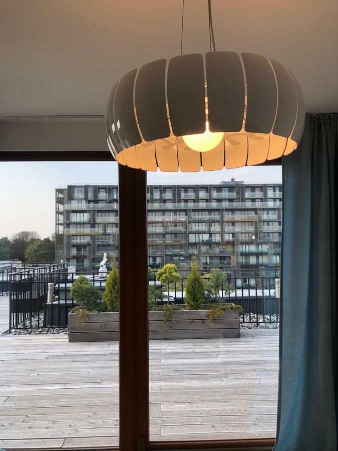 شقة Sea View Penthouse Terrace Palanga Old Town المظهر الخارجي الصورة