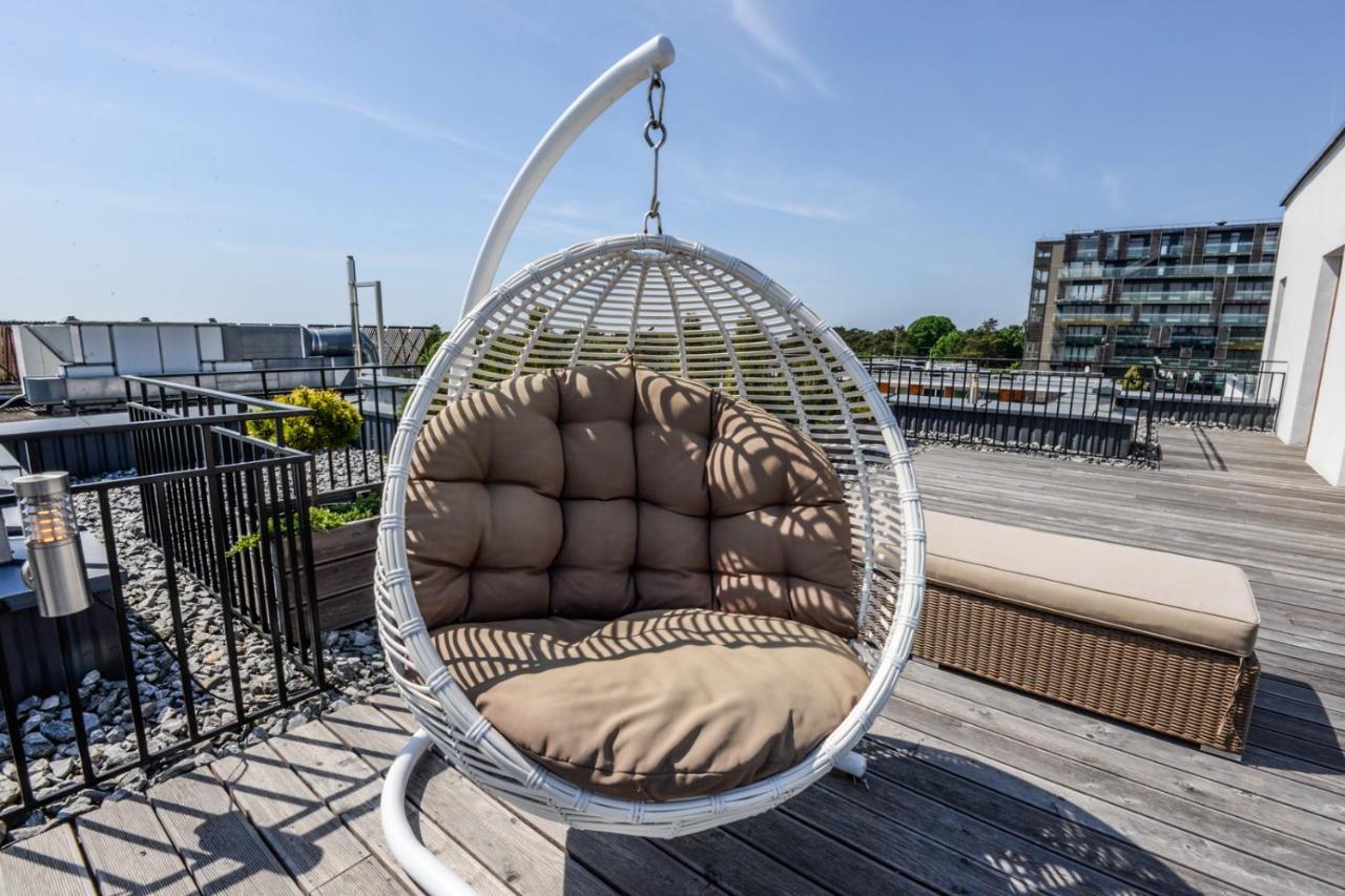 شقة Sea View Penthouse Terrace Palanga Old Town المظهر الخارجي الصورة