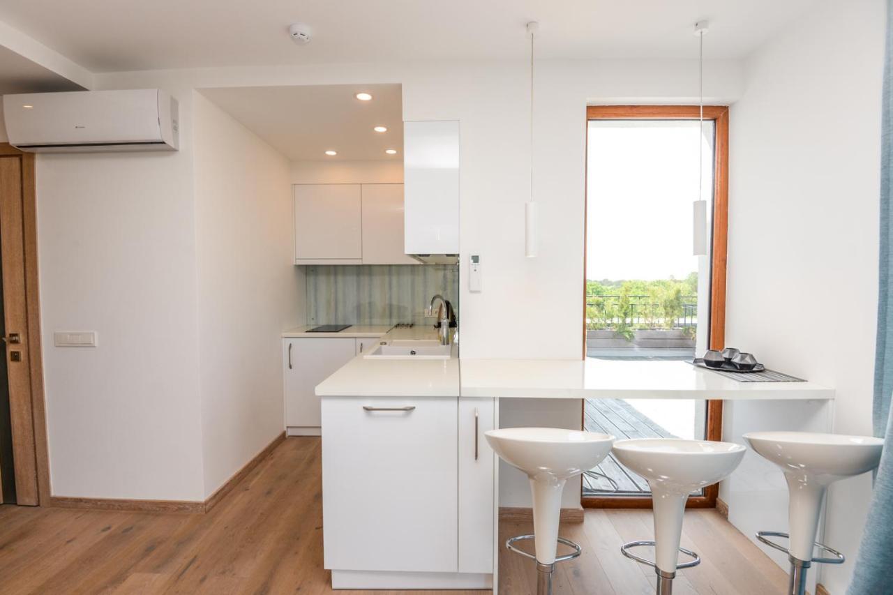 شقة Sea View Penthouse Terrace Palanga Old Town المظهر الخارجي الصورة